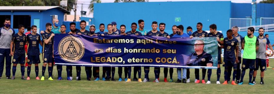 Aparecidense homenageou Cocá, dirigente que morreu domingo