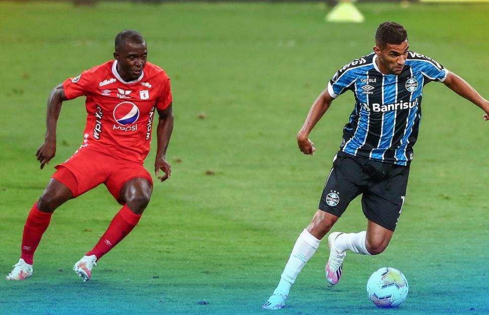 Grêmio empata aos 54 do 2° tempo com o América de Cali e avança em 1°