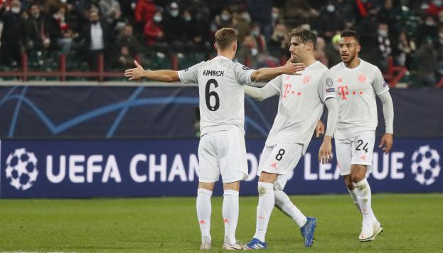 Bayern de Munique bateu o Lokomotiv em Moscou (Foto: Divulgação)