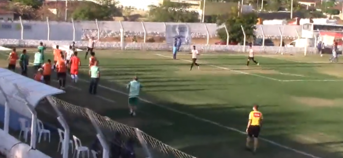 Salgueiro-PE venceu o Afogados-PE pela Série D (Foto: Reprodução)