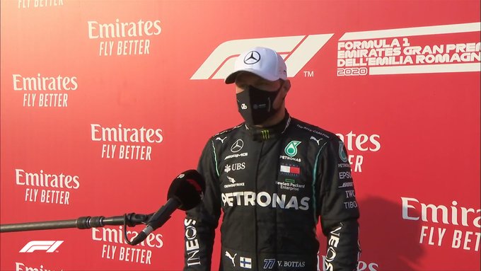 Fórmula 1: Bottas desbanca Hamilton na última volta em Ímola e fatura 4ª pole em 2020