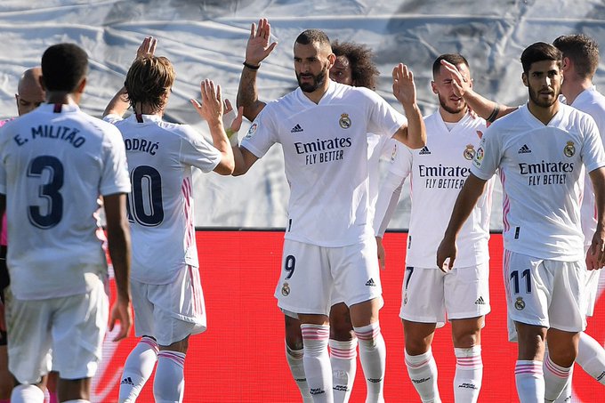 ESPANHOL: Com 2 gols de Benzema, Real Madrid goleia Huesca e assume a liderança 2 0002050502823 img