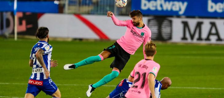 ESPANHOL: Barcelona empata com Alavés e acumula quarto jogo sem vitória