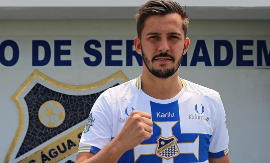 Copa Paulista: “Vamos brigar pelo título”, diz reforço apresentado pelo Água Santa