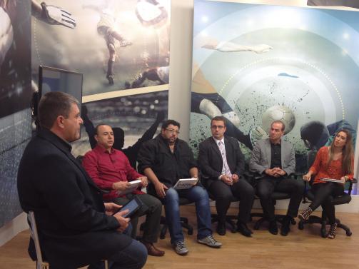 Guina Paiva comandou o programa Cadeira Cativa que teve como convidados o advogado João Chiminazzo e o técnico Ivan Izzo