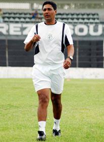 Flávio Barros em dia de treino - Divulgação