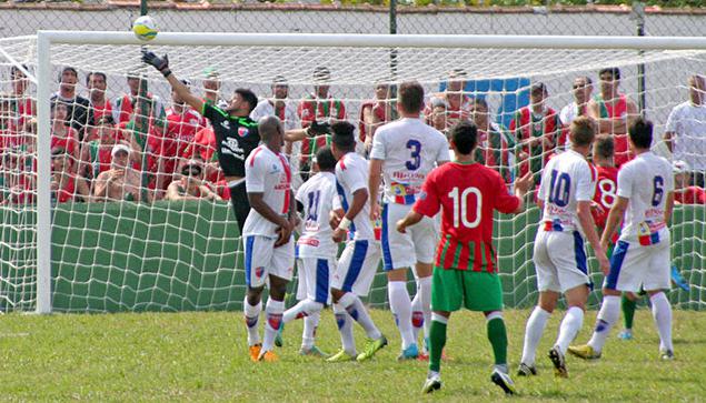Portuguesa Santista ficou em cima, mas perdeu para o Grêmio Prudente, em Santos