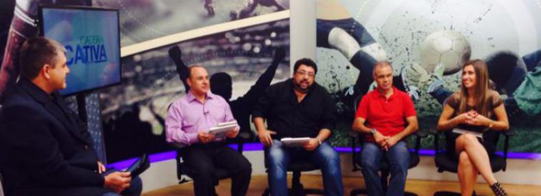 Guina Paiva comanda o Cadeira Cativa, com participações de Artur Eugênio (Futebol Interior), Nando Lopes, o convidado especial Jorginho, e a apresentadora Ana Cecília Pereira