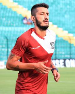 Marquinhos em dia de treino do Figueirense no Orlando Scarpelli - Divulgação