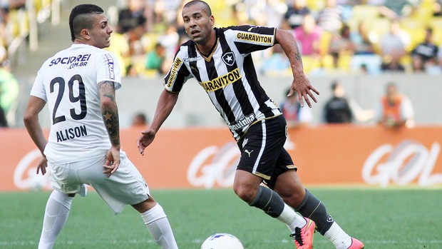 Emerson Sheik não irá defender o Botafogo contra o Atlético-MG
