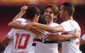 Kaká está comando Ganso, Pato e Companhia no São Paulo