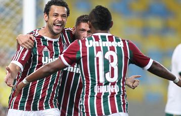 Fred marcou dois gols na vitória por 3 a 0 do Fluminense sobre o Palmeiras
