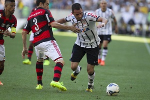 Flamengo vence o Corinthians por 1 a 0 pelo Brasileirão