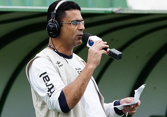 Repórter Washington Melo repórter que cobre o dia-dia do Guarani