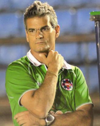 Eugênio Souza quando ainda comandava o Ipatinga-MG - Divulgação