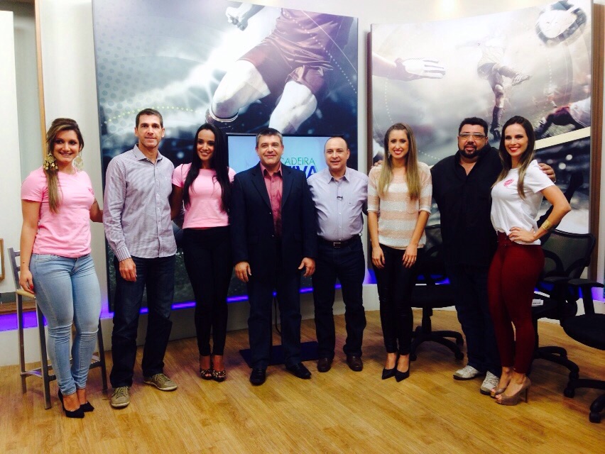 Luciano Dias, equipe Cadeira Cativa e musas da Torcida