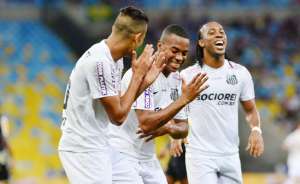 Flamengo 0 x 1 Santos - Robinho marca e garante vitória do Peixe