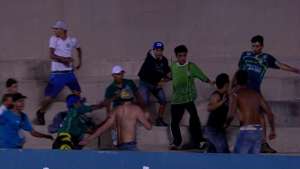 Polícia Militar prende seis torcedores na briga vergonhosa na geral do Estádio Serra Dourada