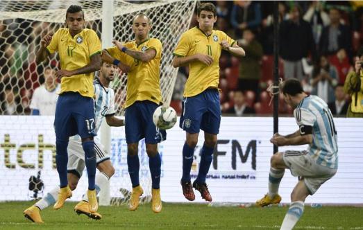 Diego Tardelli e companhia venceram a Argentina de Messi, vice-campeã do mundo