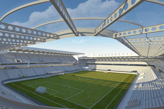 Nova Arena teria 30 mil lugares e seria um novo caldeirão