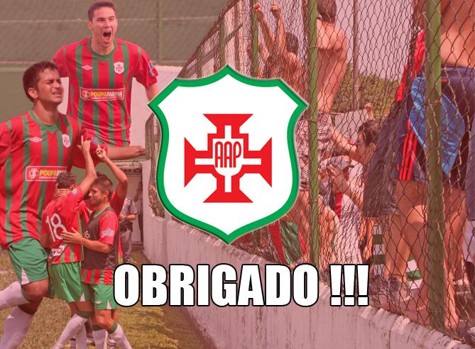 Portuguesa Santista divulga mensagem de agradecimento à torcida e parceiros do clube 