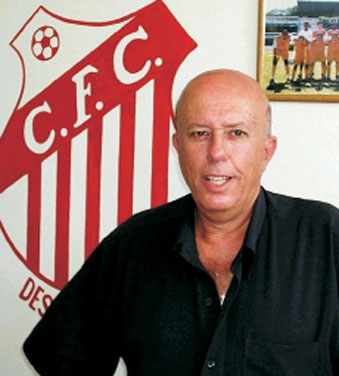 Vadinho, presidente e o grande responsável pelo sucesso do Capivariano