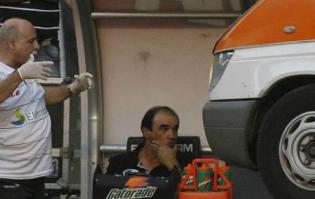 Ricardo Gomes sentiu-se mal no banco do Vasco da Gama