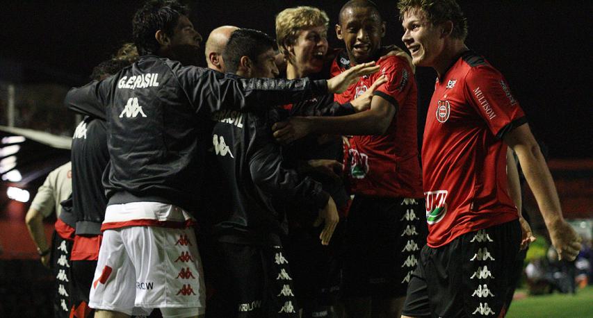 A vitória por 3 a 1 foi muito comemorada pelo elenco do Brasil de Pelotas na Série D