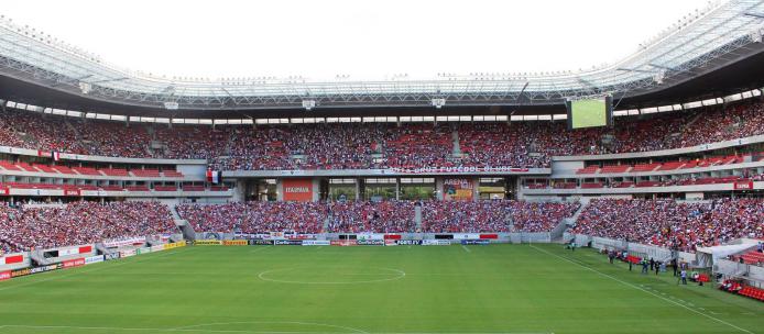 Mais de 34 mil torcedores foram à Arena Pernambuco e viram o Santa Cruz perder para o América-RN, por 1 a 0