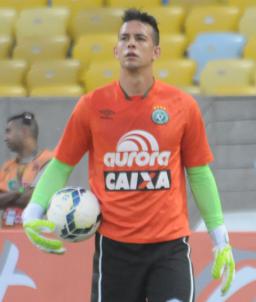 Danilo, que faz grande temporada pela Chapecoense, defendeu um pênalti, mas falhou no segundo gol do Flamengo - Foto: Cleberson Silva - Chapecoense