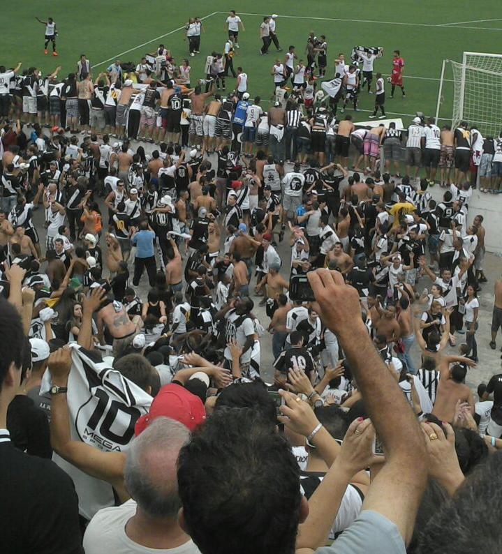 Perto de cinco mil torcedores da Ponte Preta invadiram Bragança para festejar a volta à Série A - Foto: Ueber Fernandes - AFI
