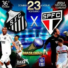CBF confirma clássico San-São na Arena Pantanal, em Cuiabá