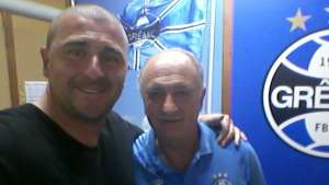 Técnico do Linense, Luciano Quadros passa por período de estágio com Felipão e agradece pela receptividade