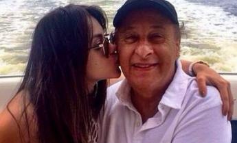 Marco Polo del Nero e Katherine uma de suas últimas namoradas