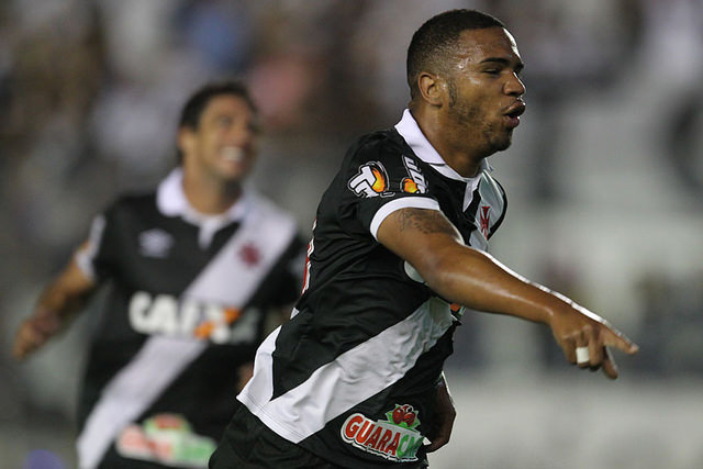 John Cley marcou o seu primeiro pelo profissional com a camisa do Vasco