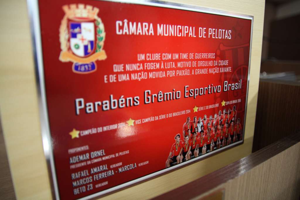 A casa do povo pelotense homenageou o Brasil pelo bom ano