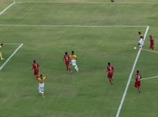 Cleber Santana marcou um golaço ao completar a pintura de Roger Guedes