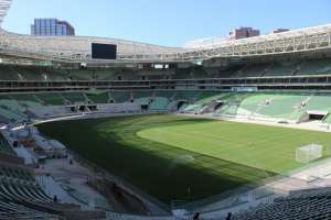 Grama da arena do Palmeiras resiste bem a shows