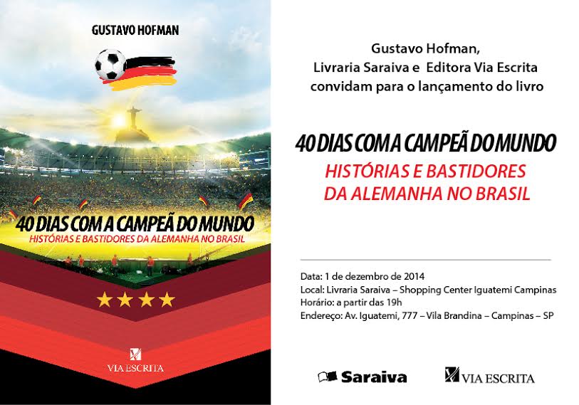 Jornalista da ESPN, com passagem pelo Futebol Interior, Gustavo Hofman lança livro em Campinas 2 0002050046599 img