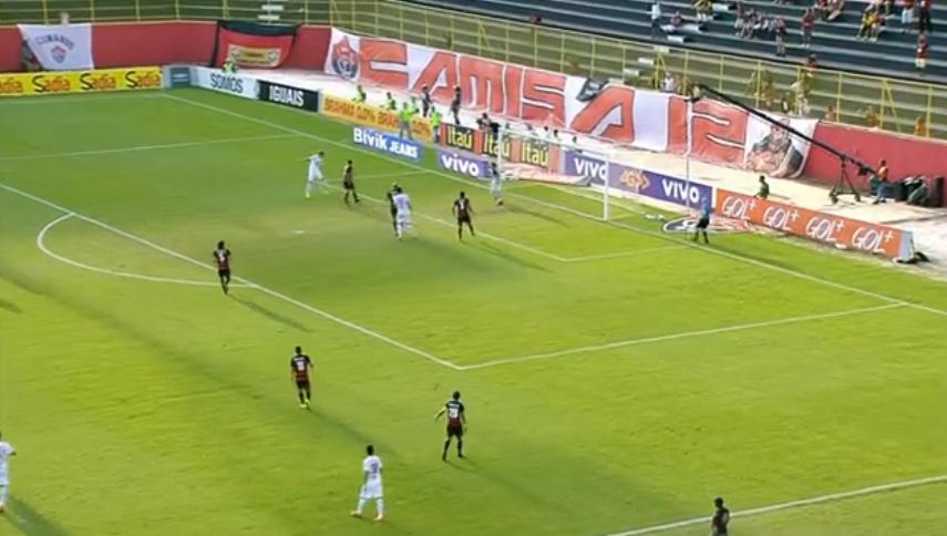 Vitória jogou muito mal diante do Santos