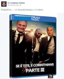 Corinthians não perde a piada e provoca Inter após contratação de Tite