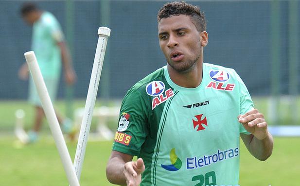 Nilson treinando pelo Vasco da Gama