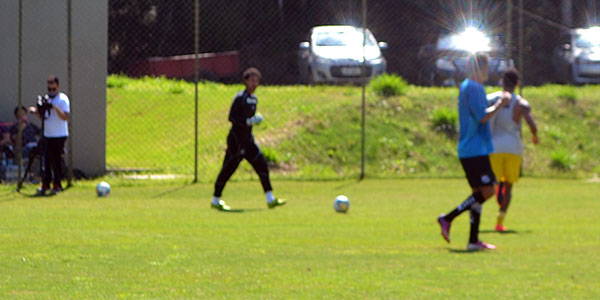 O goleiro Lauro fez apenas uma defesa em todo o tempo que ficou em campo na vitória, por 1 a 0, sobre o Osasco Audax - Divulgação