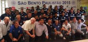 São Bento apresenta uniforme e 28 jogadores para o Paulistão