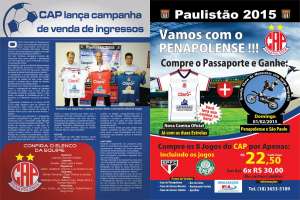 Paulistão: Após parceria, Penapolense espera por casa cheia na estreia diante do São Paulo