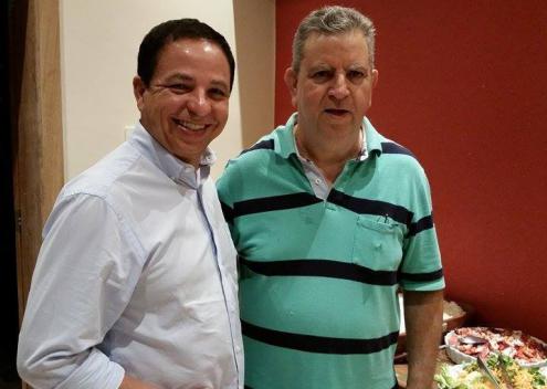 Carlos Batista da Band e Jota Santos no City Tortas