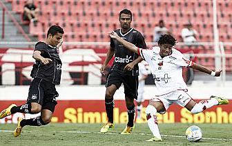 Misael bateu forte de perna esquerda para marcar gol da vitória de Ituano sobre Bragantino - Foto: Ituano - Oficial