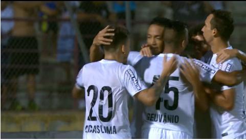 Ricardo Oliveira marcou o seu primeiro gol desde o retorno ao Santos