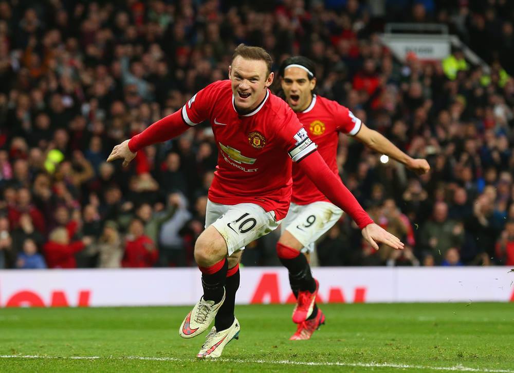 Rooney comemora gol diante do Sunderland 