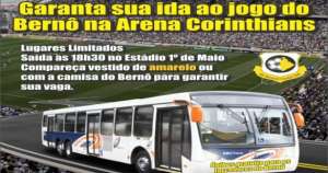 Paulistão: Diretoria do São Bernardo banca caravana para 1º jogo na Arena Corinthians